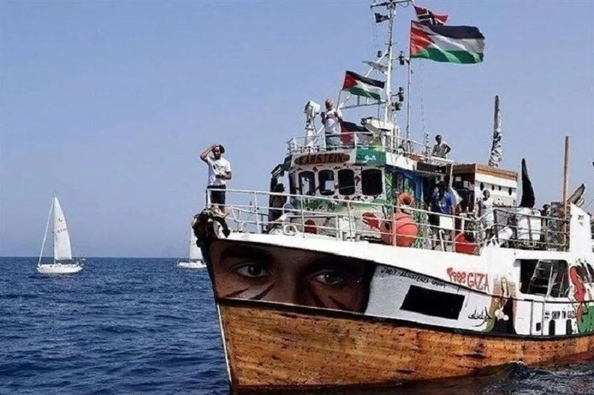 الجزیره: کشتی «الما»، کشتی پیشرو ناوگان شکست حصر غزه هدف اختلال ارتباطی قرار گرفت