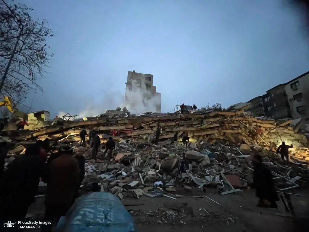 تصاویر وحشتناک زلزله ترکیه و سوریه