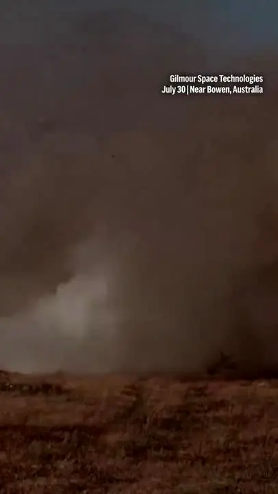 ببینید| اولین موشک ماهواره‌بر استرالیا فقط ۱۴ ثانیه دوام آورد