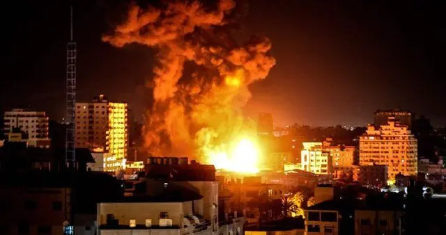 حملات هوایی و توپخانه‌ای رژیم اسرائیل به غزه