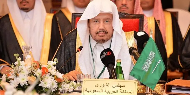 رئیس مجلس عربستان ایران را به مداخله در امور داخلی کشورهای همسایه متهم کرد
