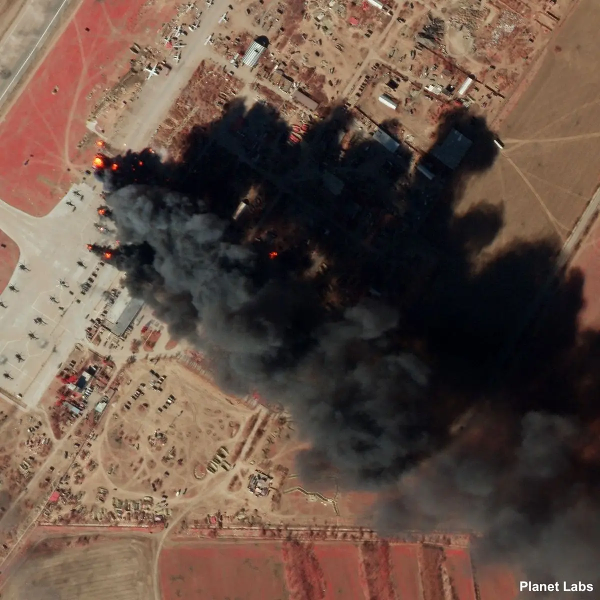 عکس هوایی زیبا و دراماتیک از نابودی ارتش پوتین در خرسون