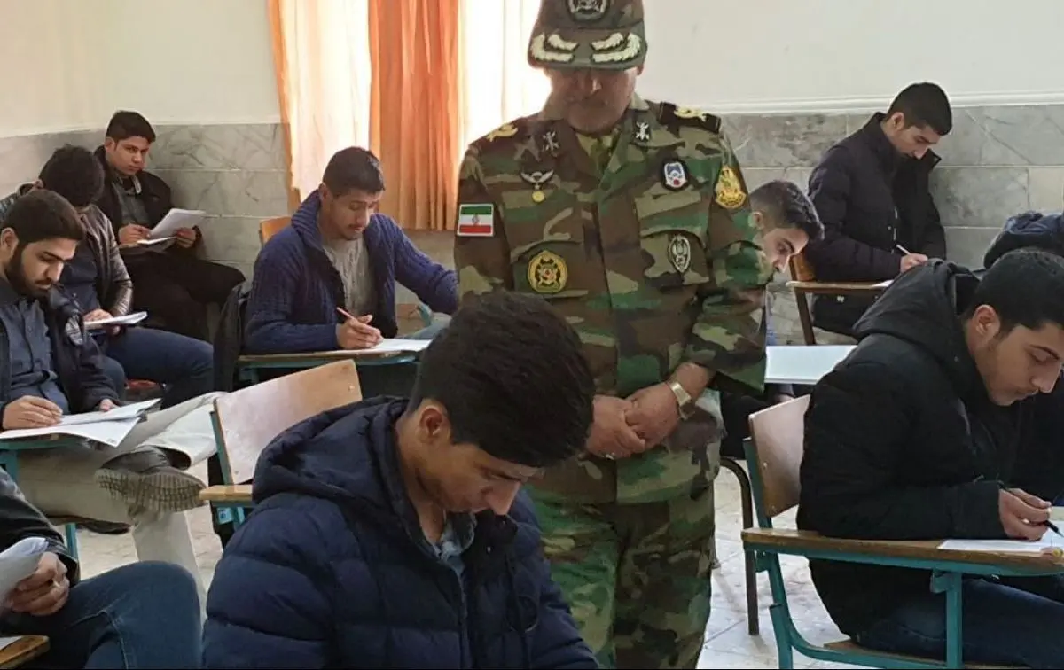 آزمون ورودی داوطلبان استخدامی دانشگاه افسری ارتش برگزار شد