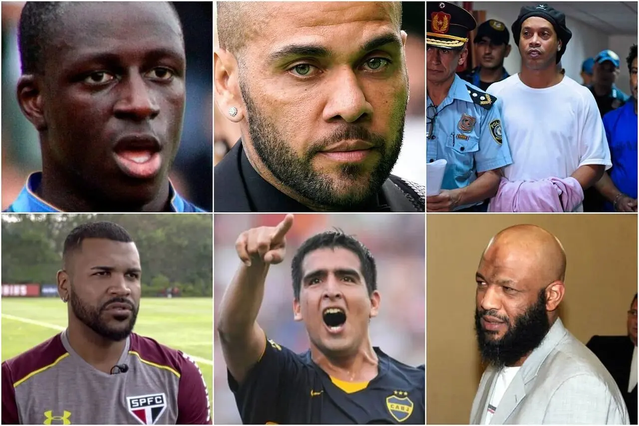 ستاره‌های دنیای فوتبال که تجربه زندان رفتن دارند