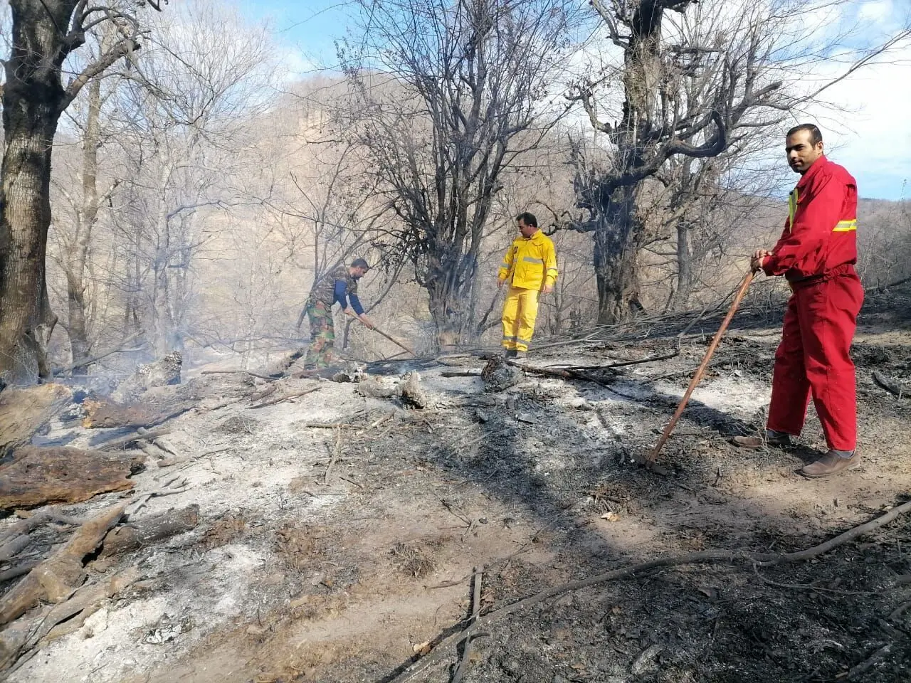 آتش‌ جنگل‌های گلستان پس از ۶ روز مهار شد