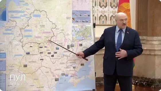 نقشه‌ای که نشان دهنده حمله احتمالی روسیه به مولداوی است