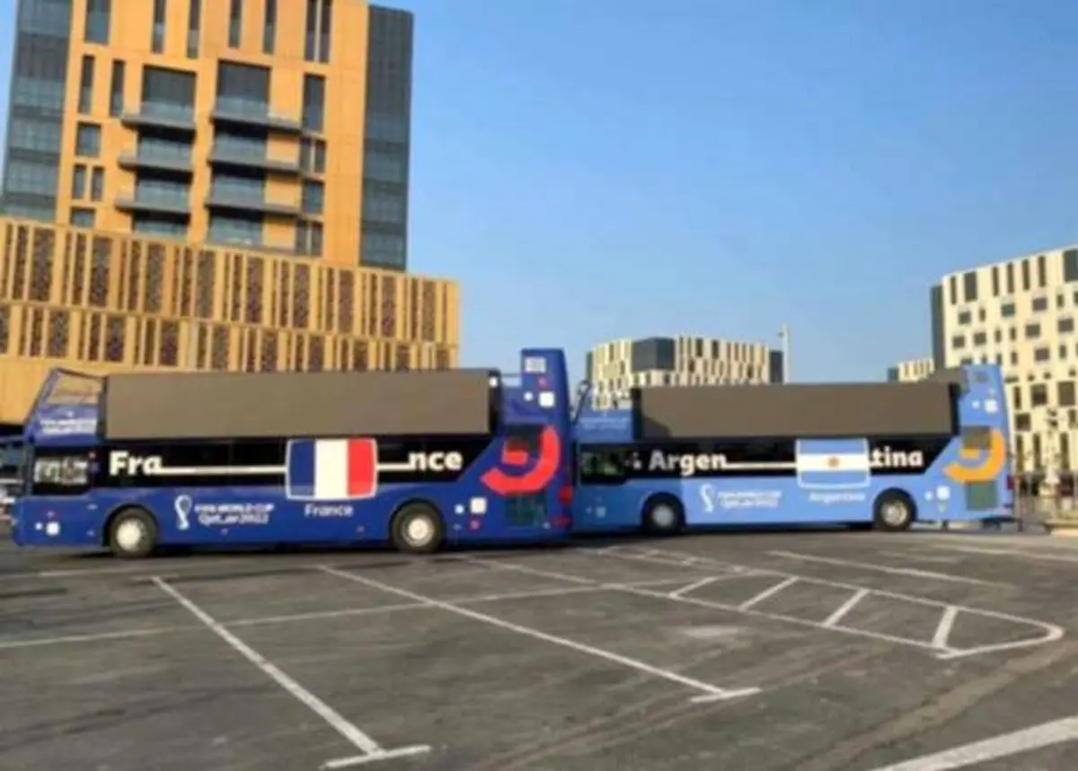 قطر اتوبوس‌های جام جهانی را به لبنان اهدا کرد