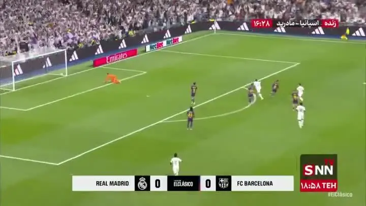 ببینید| گل اول رئال به بارسا توسط امباپه