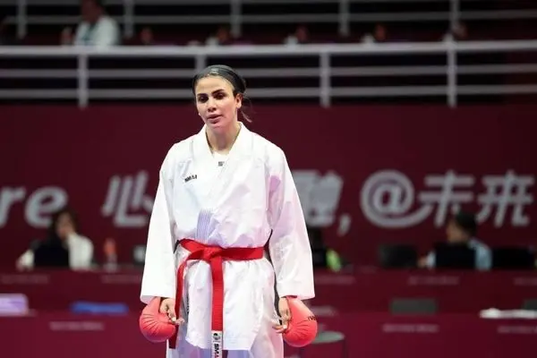 کاراته قهرمانی جهان؛ سارا بهمنیار به مدال برنز دست یافت