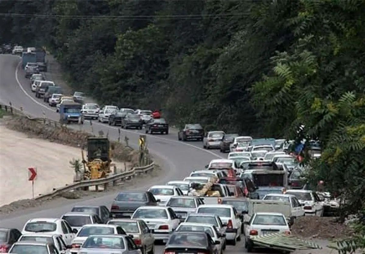 وضعیت جاده‌ها؛ ترافیک سنگین در محورهای کندوان و هراز
