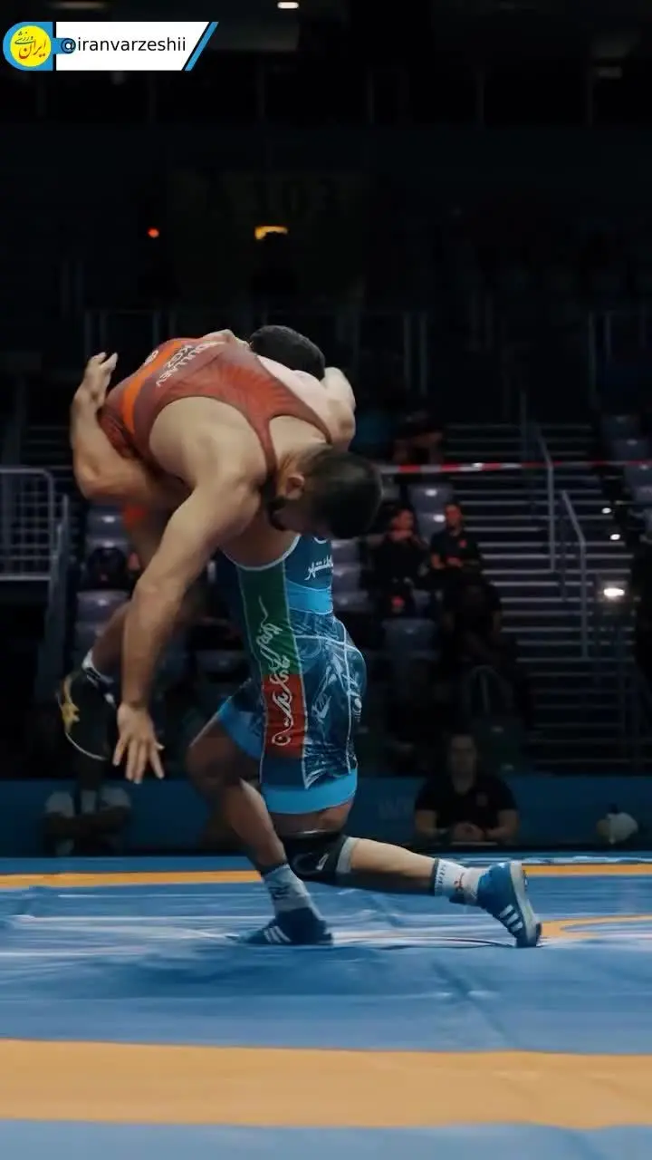 ببینید | ویدیوی اتحادیه جهانی کشتی از فن درخت‌کن تماشایی قاسم‌پور در دور اول قهرمانی جهان