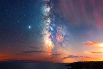 فضا ستارگان کهکشان راهدشیری