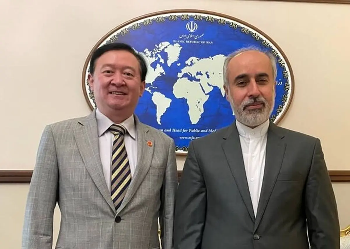 دیدار سفیر چین با سخنگوی وزارت امور خارجه ایران