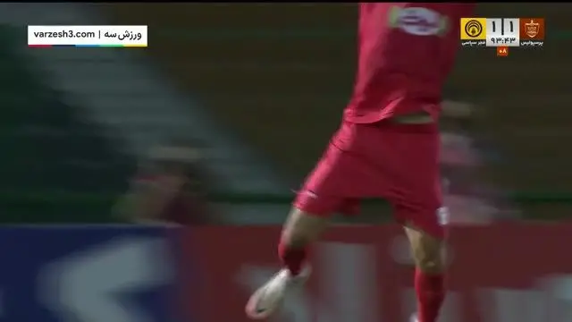 ببینید| گل اول پرسپولیس مقابل فجرسپاسی