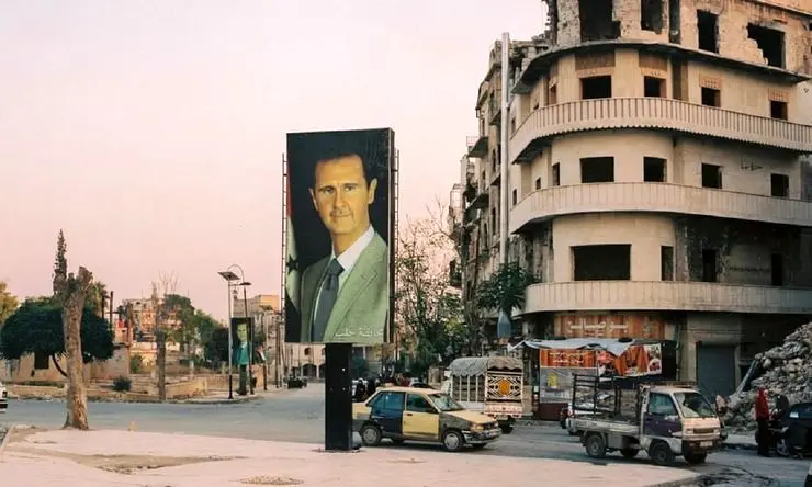 در سوریه بشار اسد همه جا حضور دارد!