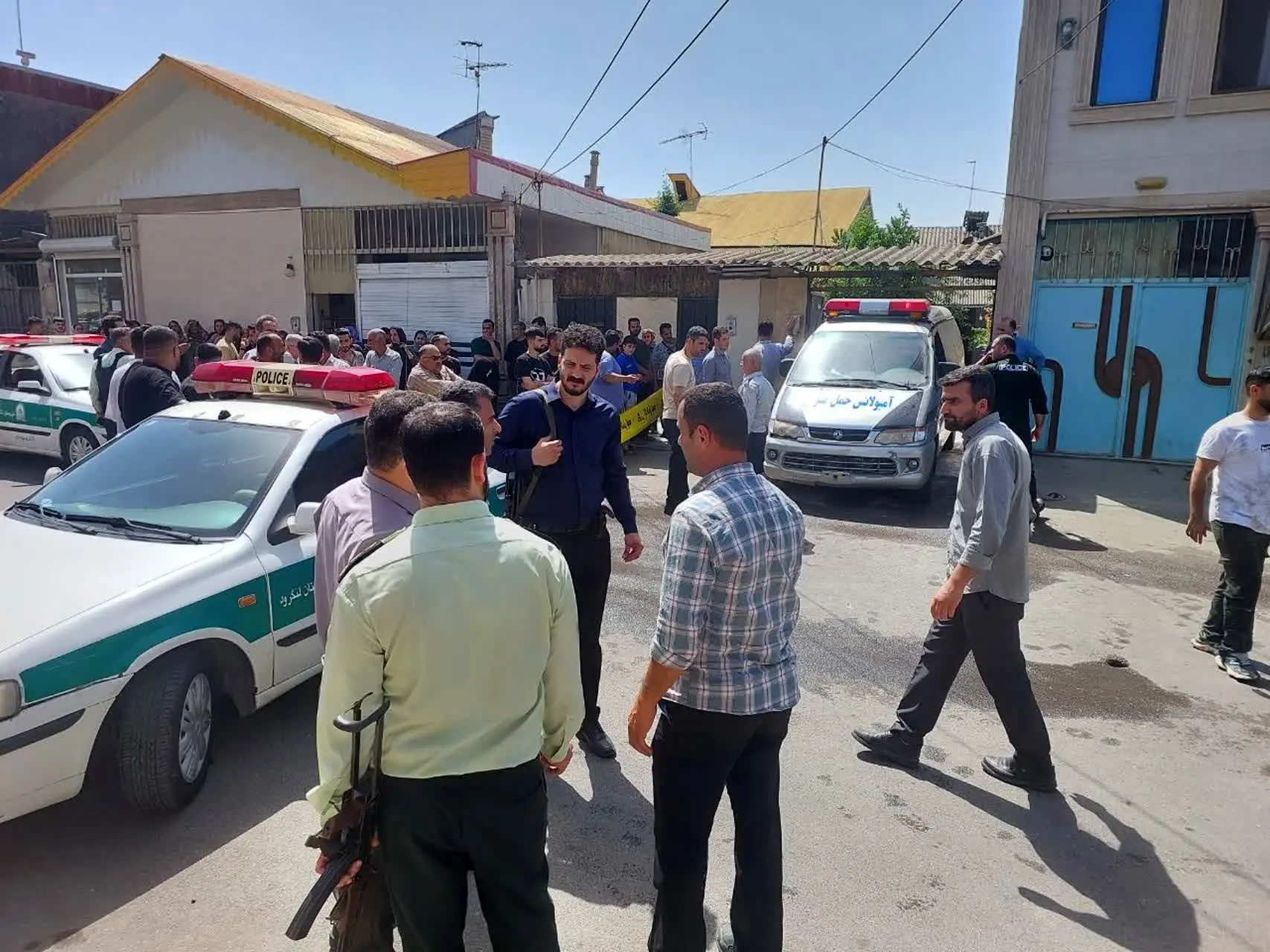 ماموران،آتش،گروگانگير،لنگرود،نشاني،انتظامي،تيراندازي