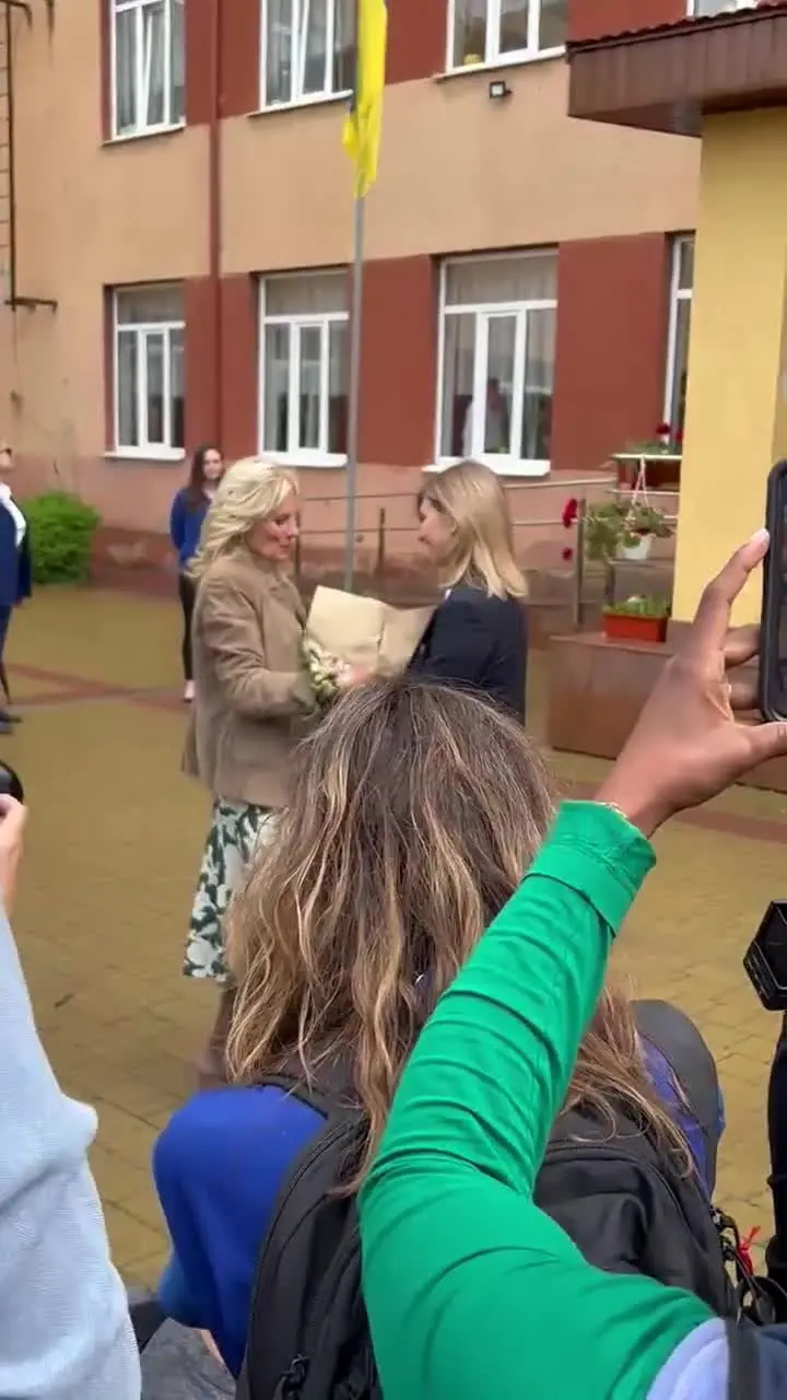 سفر جیل بایدن، همسر رئیس جمهور آمریکا به اوکراین+ ویدئو