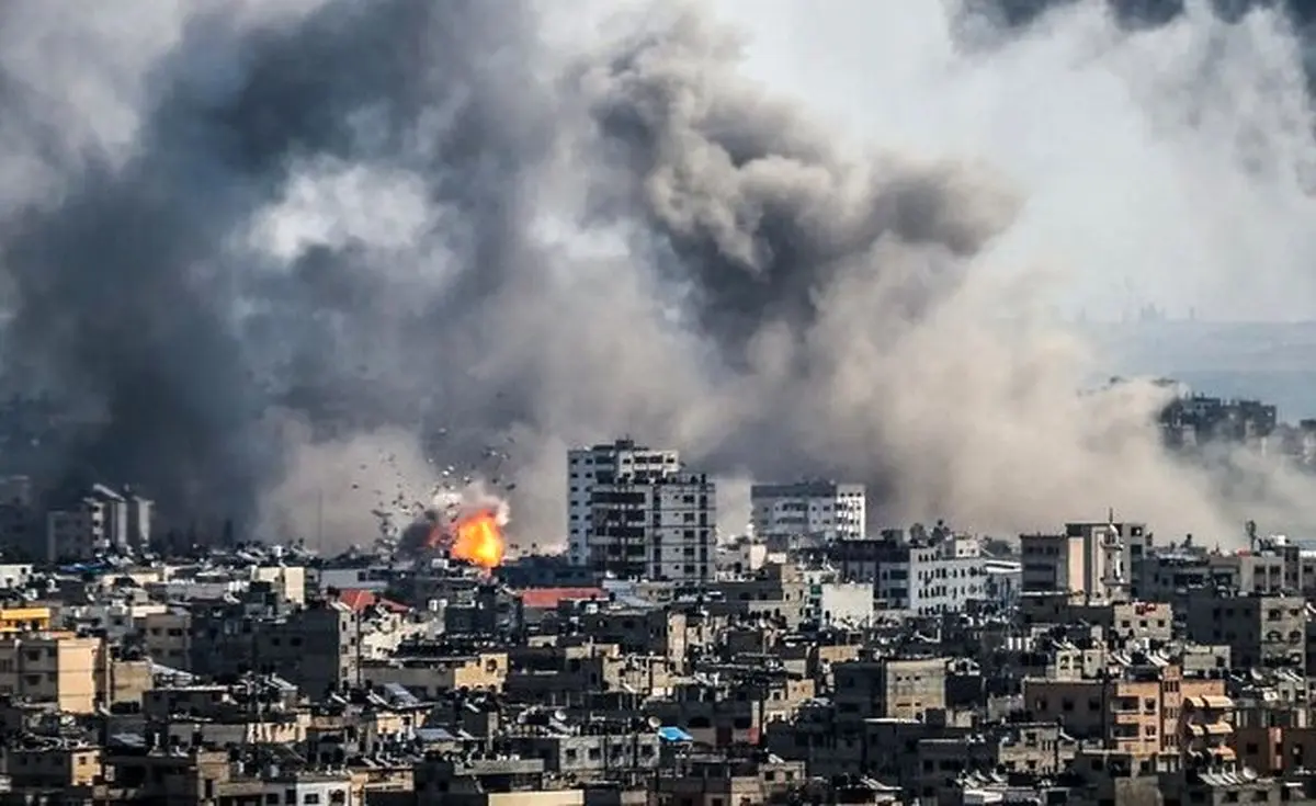 تصاویر پهپادی از حجم خرابی‌ها در غزه فلسطین + ویدئو