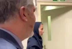 ببینید| عیادت رئیس جمهور از رضا امیرخانی