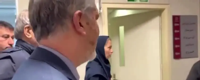 ببینید| عیادت رئیس جمهور از رضا امیرخانی