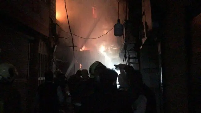 ساعتی بعد از هشدار یک مقام مسئول؛ بازار تهران دچار آتش‌سوزی شد!