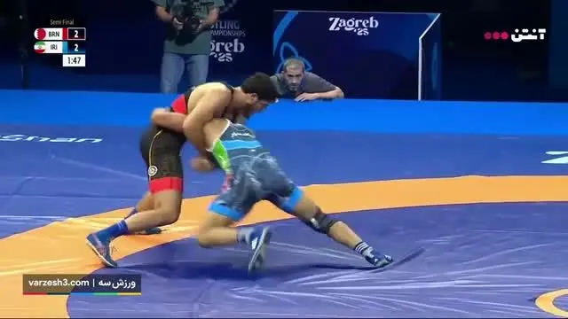 ببینید| پیروزی شگفت‌انگیز آذرپیرا بر تاج‌الدینوف و صعود به فینال