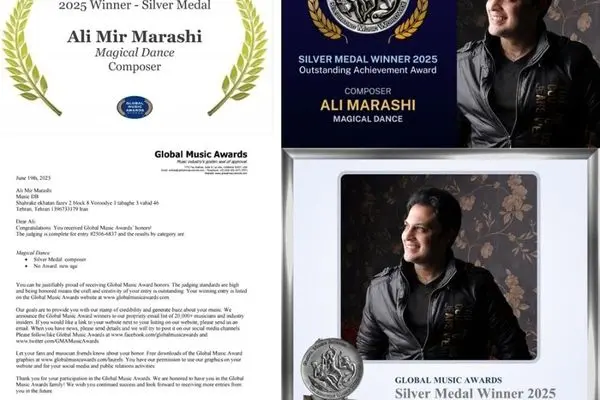 علی مرعشی؛ افتخار موسیقی ایران در جشنواره جهانی Global Music Awards