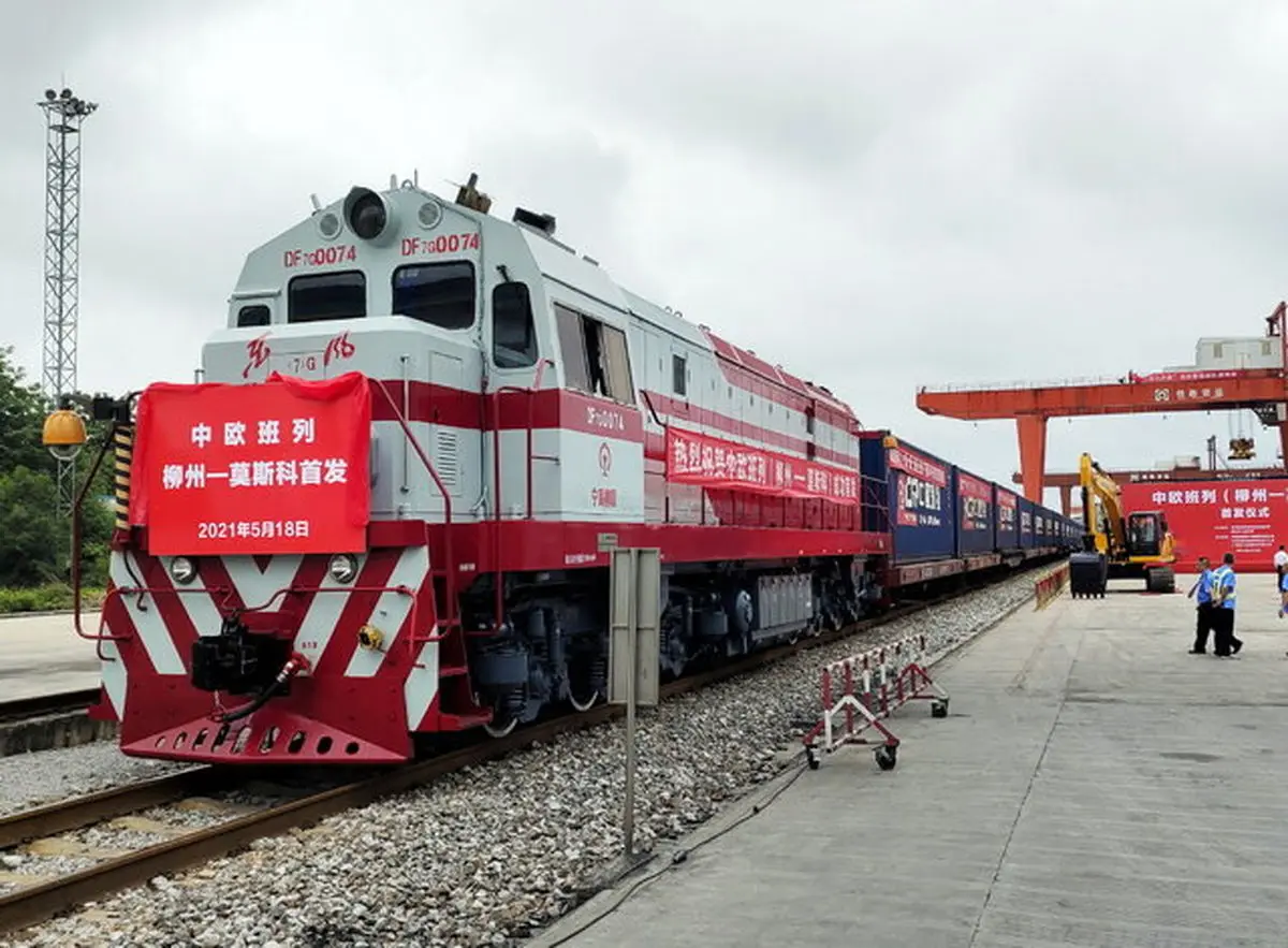 چین قطار باری خود را راهی اروپا کرد