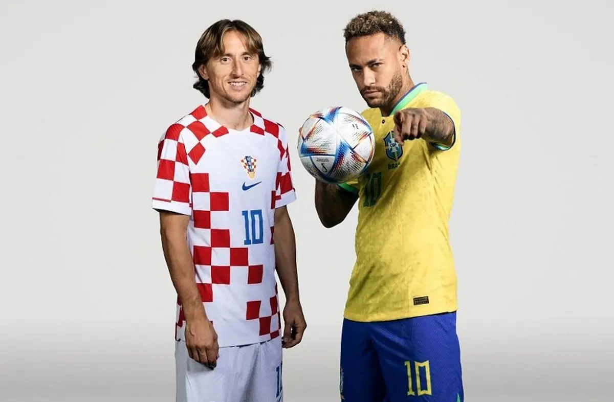 جدال کروات‌ها و برزیل در یک‌چهارم نهایی جام جهانی 2022