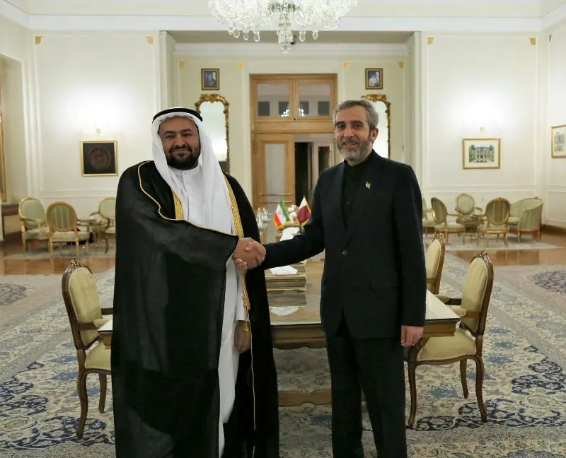 دیدار علی باقری با معاون وزیر خارجه قطر