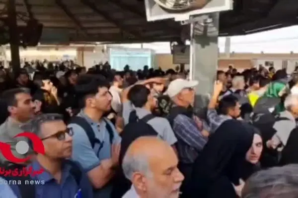 ببینید | ازدحام زائران کربلا در مرز مهران