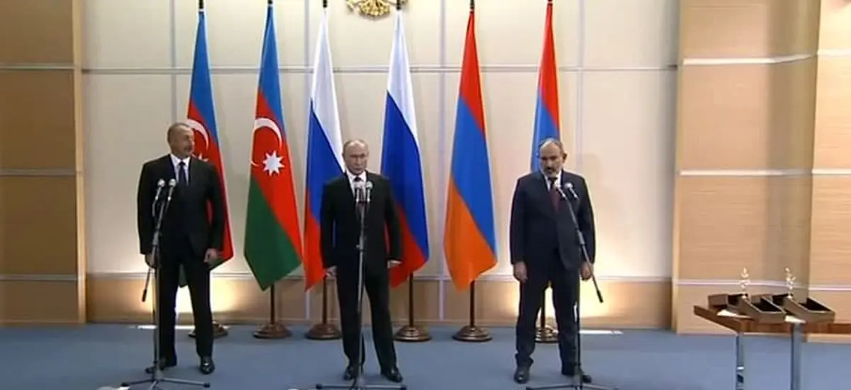 دیدار دوباره سران ارمنستان و جمهوری آذربایجان در روسیه