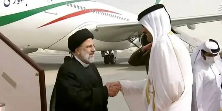رئیس‌جمهور دوحه را به مقصد تهران ترک کرد