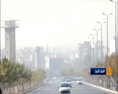 ببینید| کیفیت هوای کرج از مرز هشدار هم عبور کرد...!