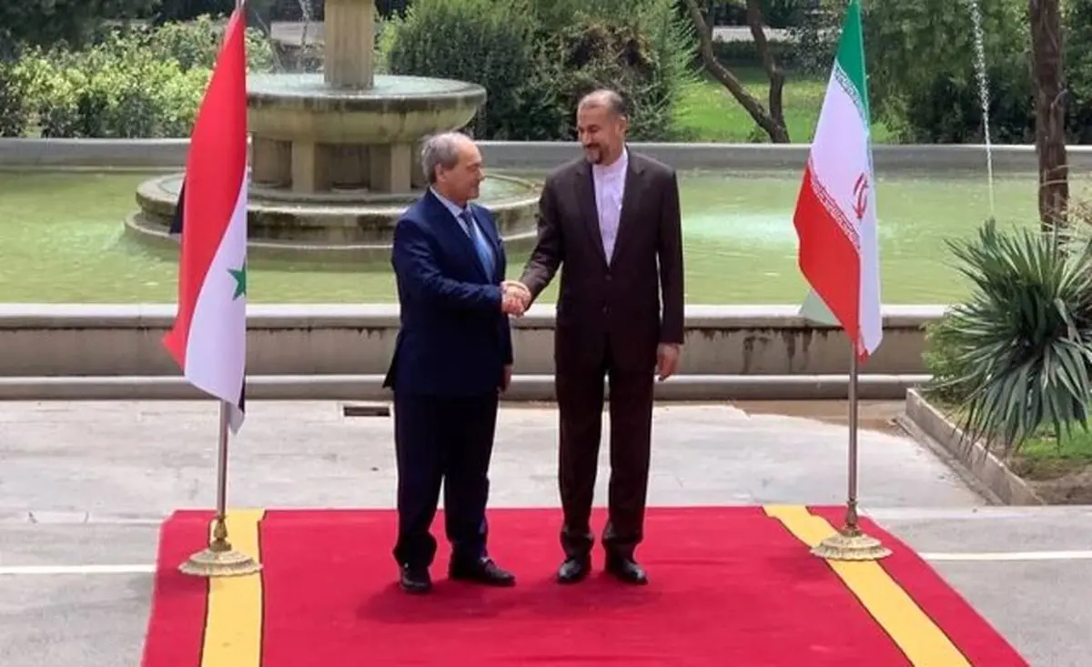 وزیر خارجه سوریه به تهران آمد + ویدئو