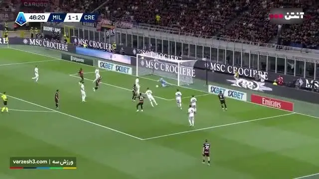 ببینید| خلاصه بازی میلان مقابل کرمونزه