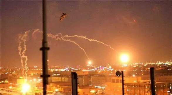 حمله موشکی به منطقه سبز در بغداد