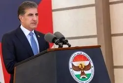 تاکید بارزانی بر اهمیت حل مسالمت‌آمیز مشکلات منطقه