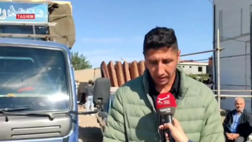 ببینید| صحنه‌ای تلخ از برپایی چادر عزا در زادگاه صابر کاظمی