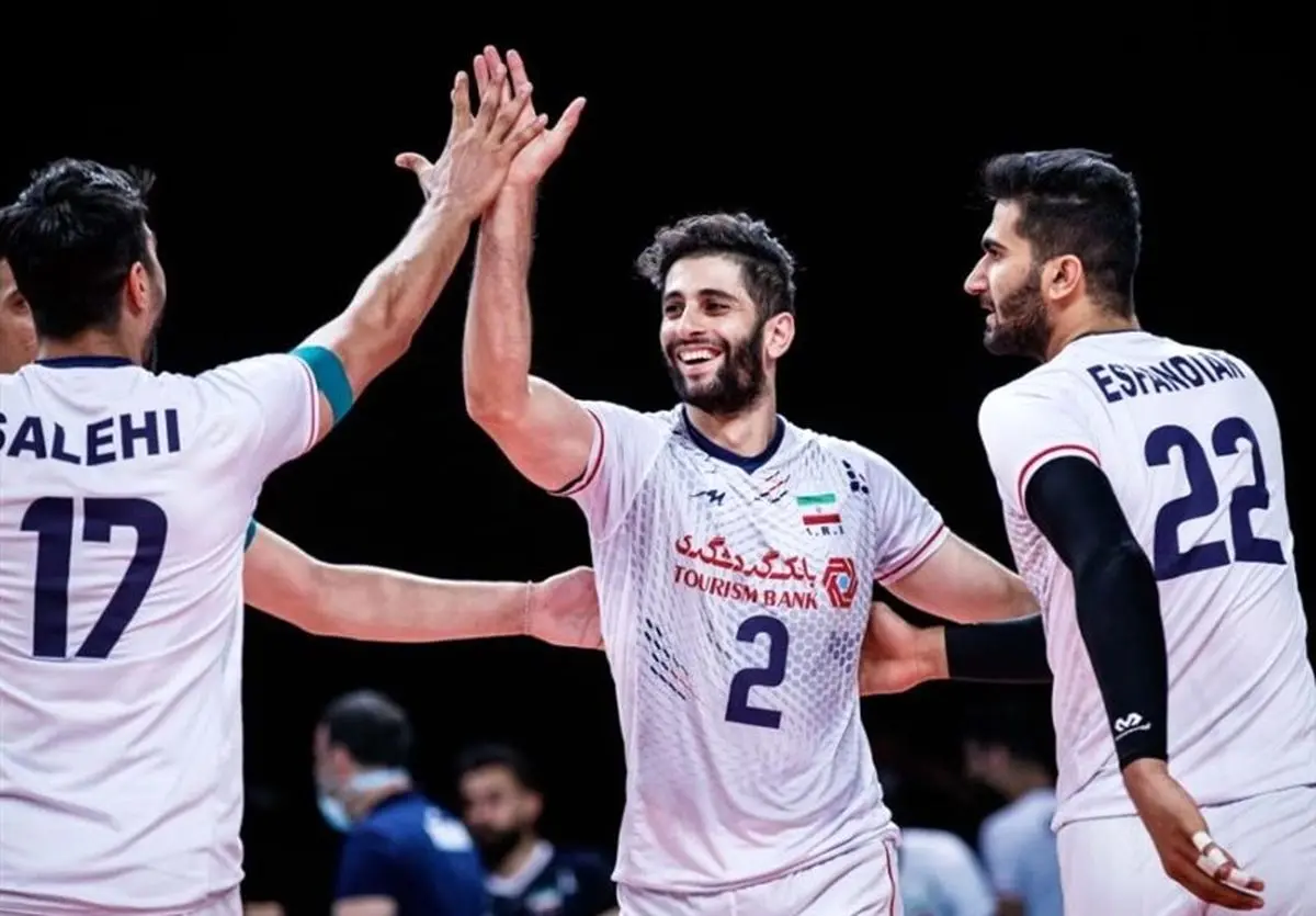 تساوی تیم‌های ملی والیبال ایران و فرانسه!
