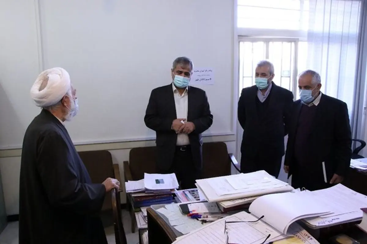 بازدید رئیس کل دادگستری استان تهران از دادگاه انقلاب