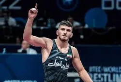 رقابت‌های کشتی آزاد رنکینگ اتحادیه جهانی آلبانی/ ایران آمریکا را ضربه فنی کرد و طلایی شد + ویدئو 