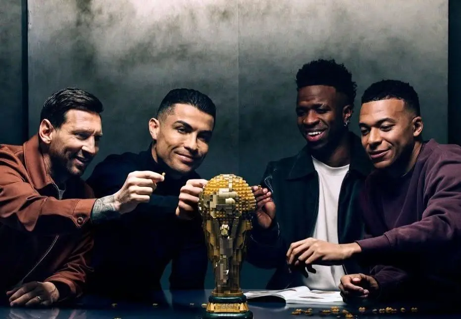 ویدئوی پربازدید لگو درست کردن مسی و رونالدو کنار هم