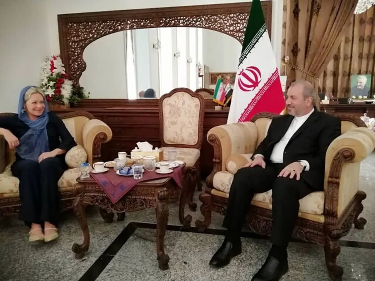 سفیر ایران در بغداد با نماینده ویژه سازمان ملل در عراق دیدار کرد