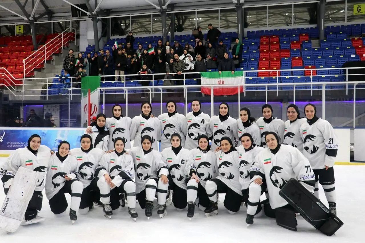 رکورد عجیبی که تیم ملی هاکی روی یخ زنان ایران ثبت کرد