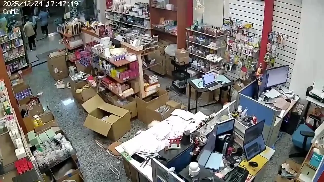 ببینید| زلزله ۶.۱ ریشتری در تایوان