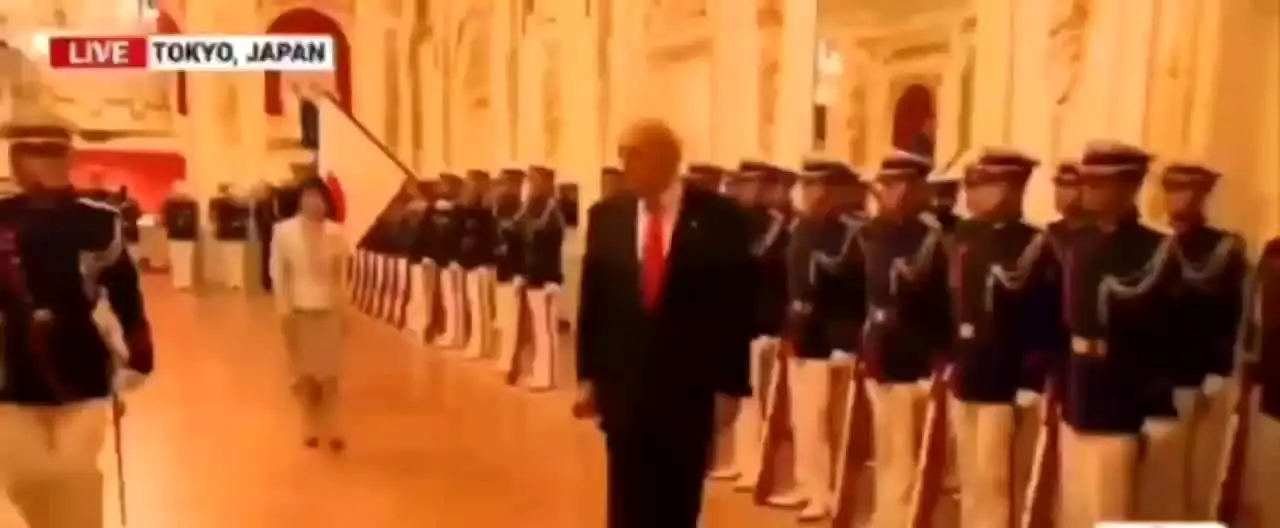 ببینید | گاف دونالد ترامپ اینبار خانم نخست‌‌وزیر را گیج کرد!