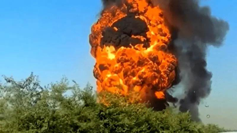 وقوع انفجار مهیب پمپ بنزین در اربیل