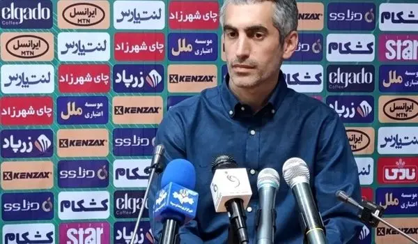 کنفرانس خبری مجتبی جباری قبل از بازی استقلال مقابل صنعت نفت