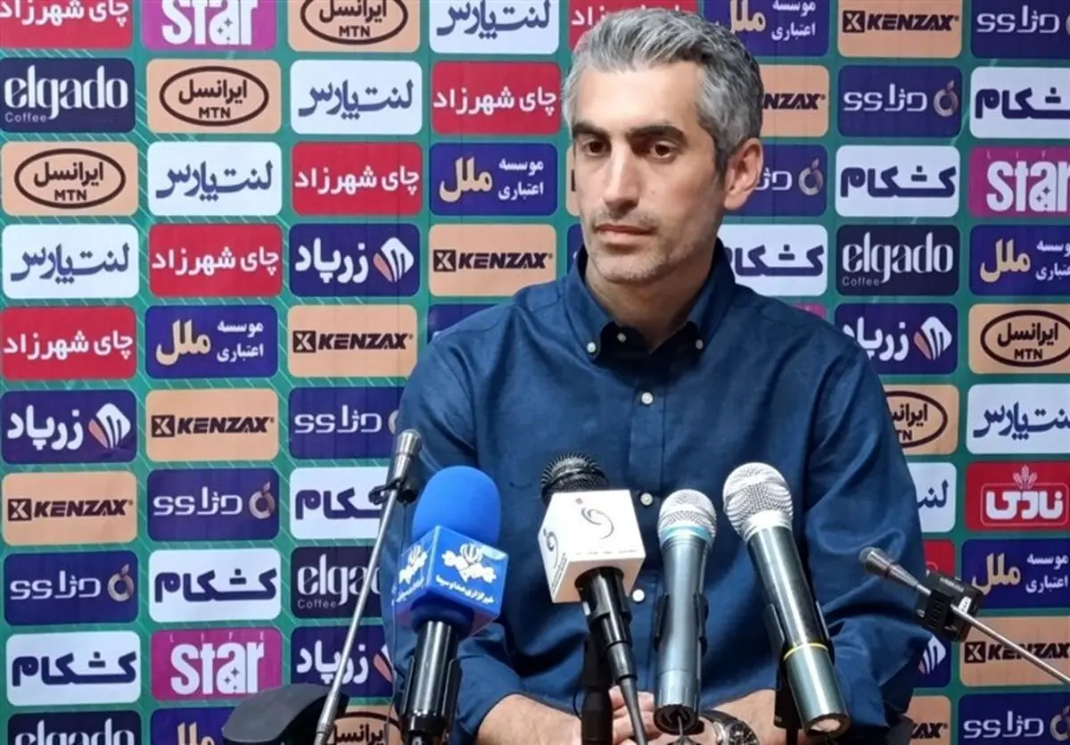 کنفرانس خبری مجتبی جباری قبل از بازی استقلال مقابل چادرملو